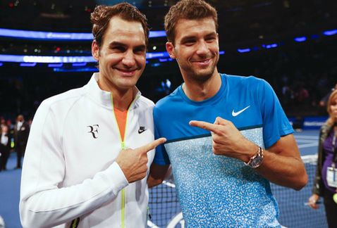 Dimitrov vence por primera vez a Federer Dimitrov vence por primera vez a Federer