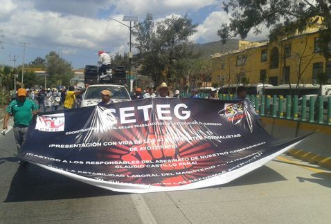 Maestros marcharán por la liberación de dirigentes detenidos