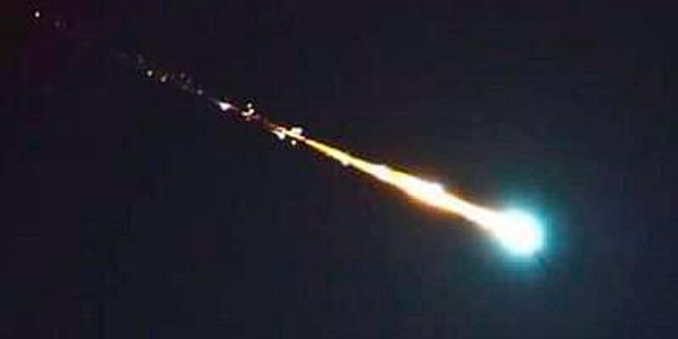 Reportan caída de meteorito en Europa