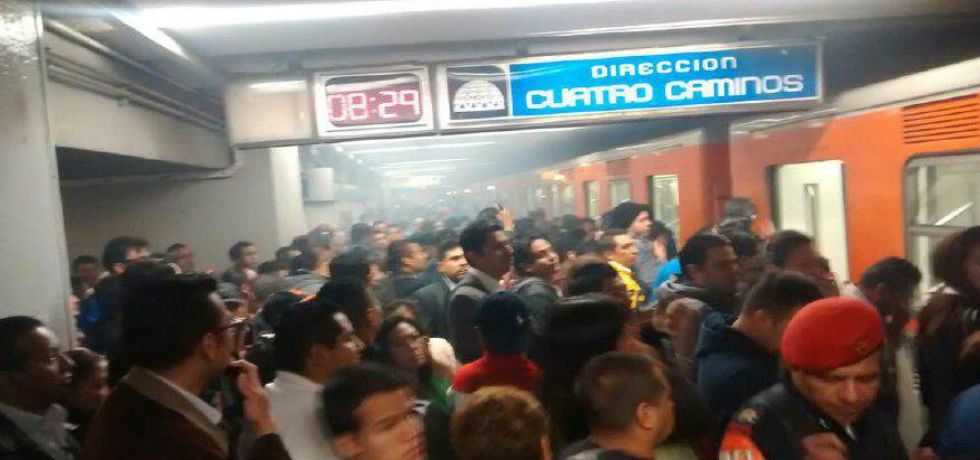 Desalojo en el Metro Hidalgo