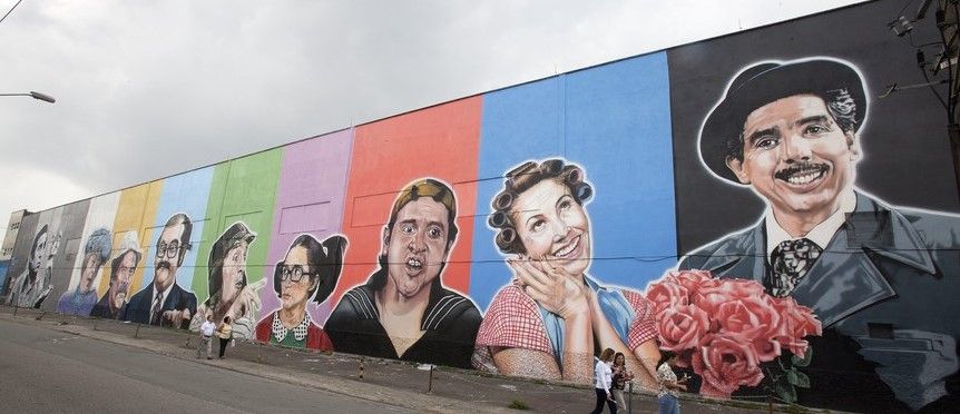 Inmortalizan a La Vecindad del Chavo en Sao Paulo