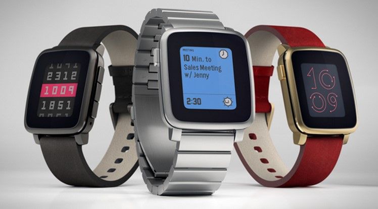 Pebble lanza smartwatch de metal