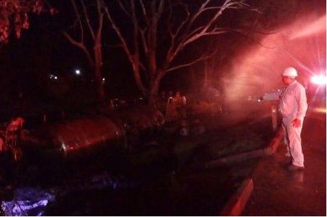 Explosión de pipa no fue por ordeña: Fiscalía de Tabasco