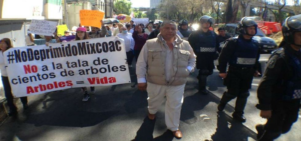 Mancera anuncia suspensión en la obra de Mixcoac