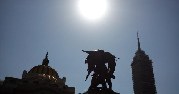 Radiación solar muy alta en Valle de México