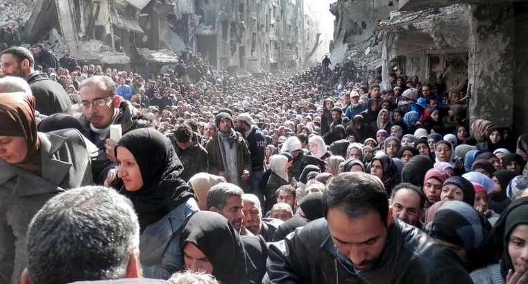 Yihadistas toman campo de refugiados en Damasco