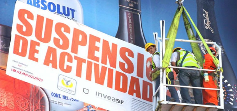 INVEA exhorta al retiro de anuncios irregulares