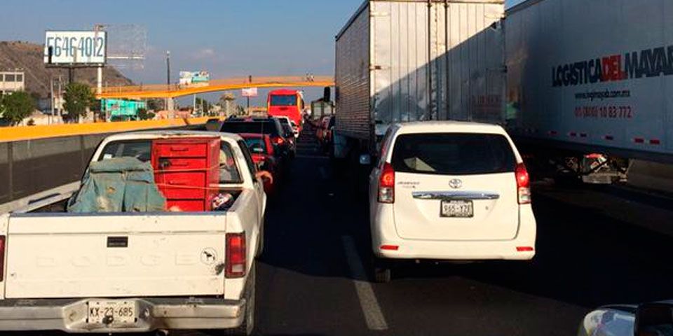 Termina bloqueo en la Autopista México-Puebla