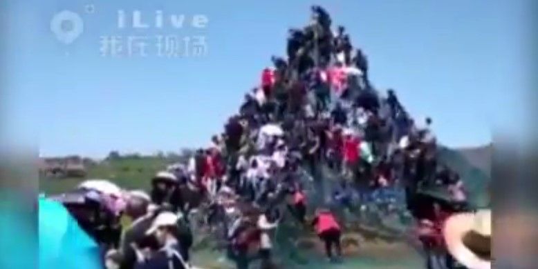 Dos muertos por colapso de estructura en China Dos muertos por colapso de estructura en China