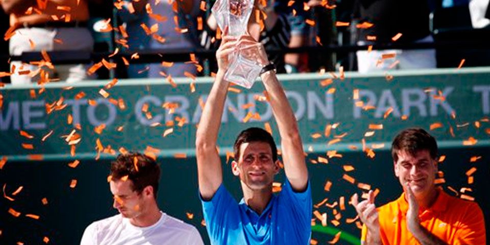 Djokovic ganó Masters de Miami Djokovic ganó Masters de Miami