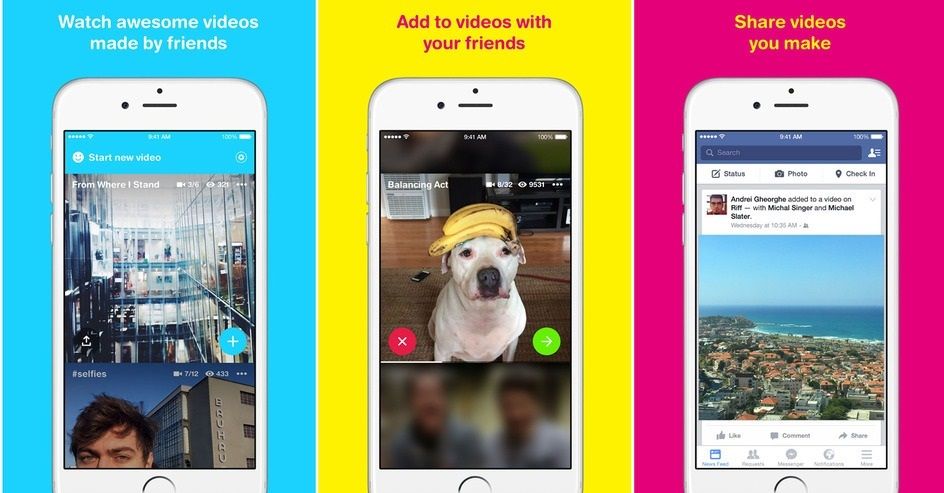 Facebook presenta aplicación para crear videos con amigos Facebook presenta aplicación para crear videos con amigos