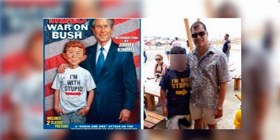 Presidente de Ecuador se toma foto embarazosa