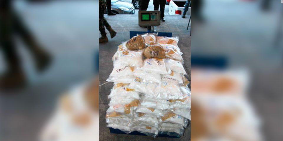 Aseguran más de 150 kilos de metanfetamina en Manzanillo