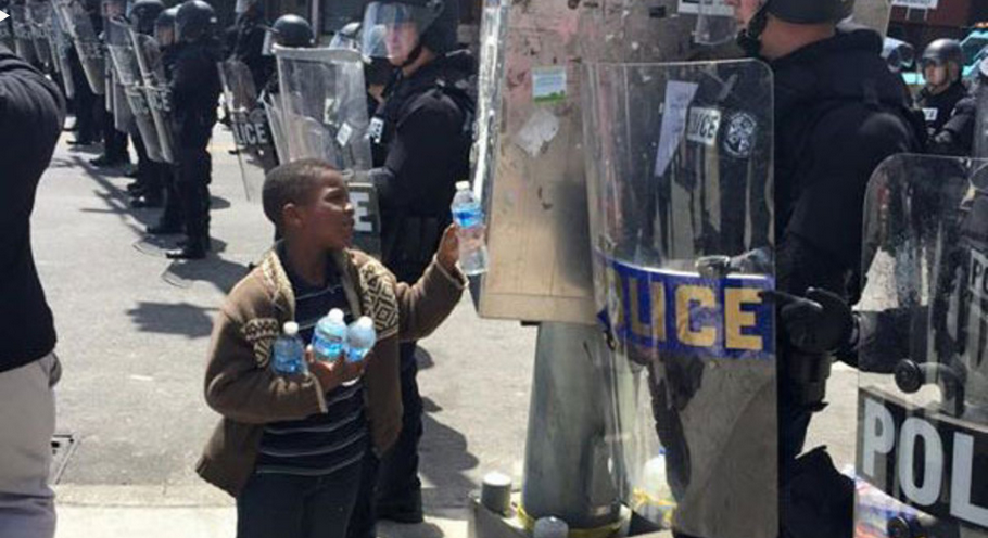 La calma entre el caos de Baltimore La calma entre el caos de Baltimore