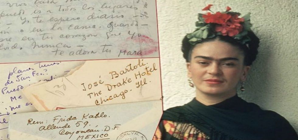 Subastarán cartas de amor de Frida Kahlo