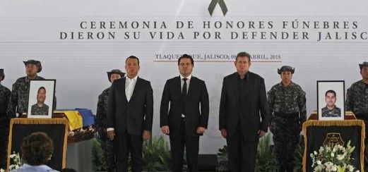 Realizan homenaje a los 15 policías caídos de Jalisco Realizan homenaje a los 15 policías caídos de Jalisco