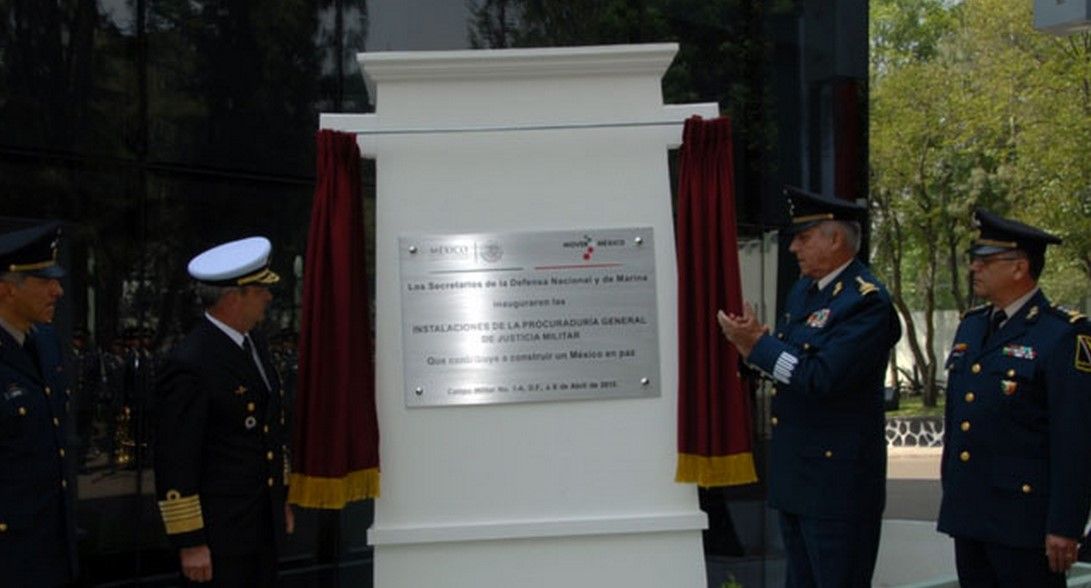Inauguran instalaciones del Sistema de Justicia Militar