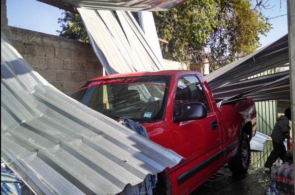 Granizada en Puebla daña 300 viviendas