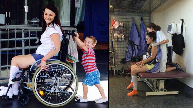 Mujer termina en silla de ruedas por usar maquillaje prestado