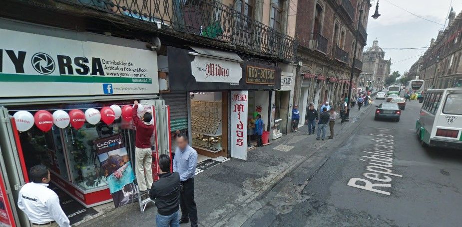 Asaltan joyería en el Centro del DF