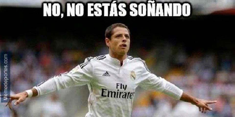 Los mejores memes del triunfo del Madrid y Chicharito