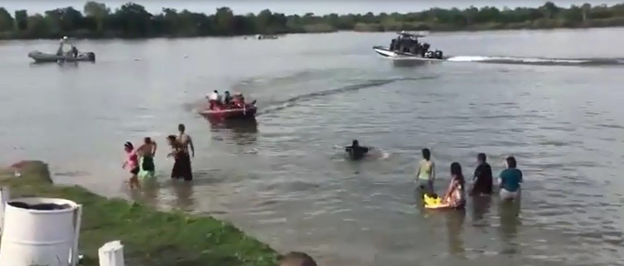 Un menor herido por choque de botes en Río Bravo