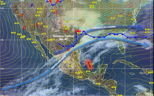 Alertan a estados del norte por frente frío 49