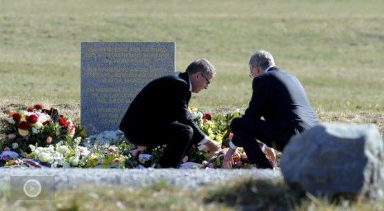 Presidente de Lufthansa visita lugar de accidente de Germanwings