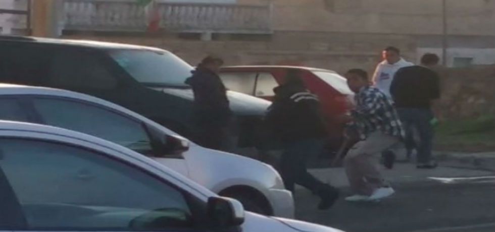 Riña de automovilistas por choque en Toluca