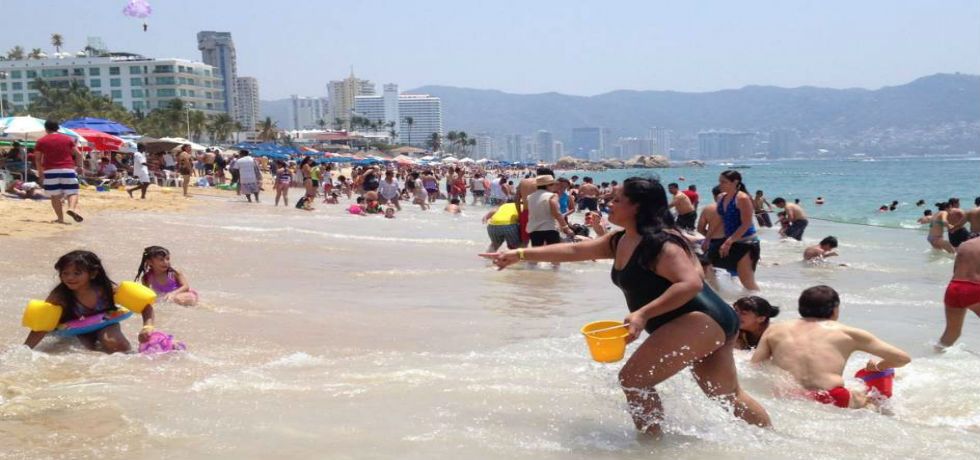 Accidentes en playas de Acapulco