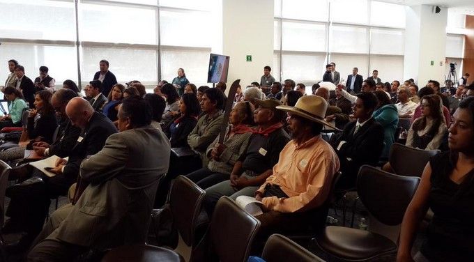 Pobladores de Atenco irrumpen con machetes en el Senado