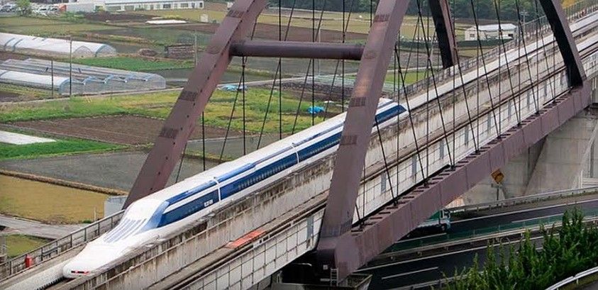 Tren japonés rompe récord de velocidad Tren japonés rompe récord de velocidad