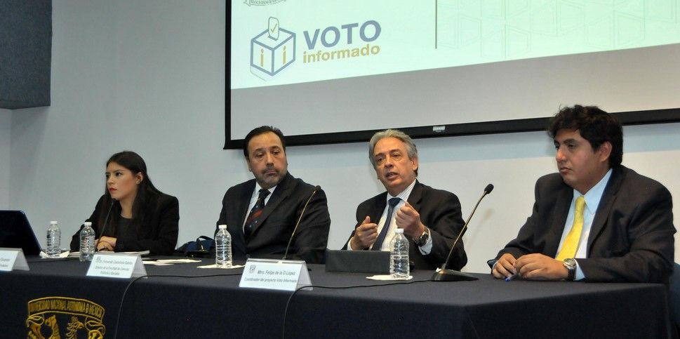 UNAM lanza plataforma del voto informado