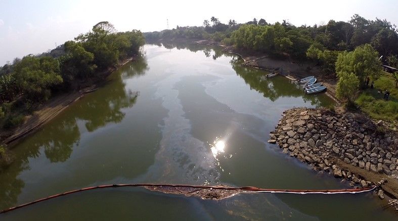Potabilizadoras reanudan servicio en río Grijalva