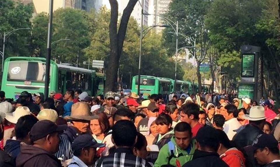 Bloqueado Paseo de la Reforma