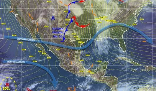 Habrá lluvias en 23 entidades del país Habrá lluvias en 23 entidades del país