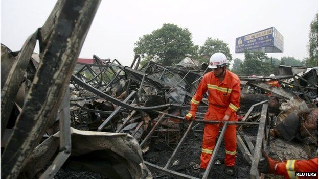 Mueren 38 personas por incendio en casa de ancianos en China Mueren 38 personas por incendio en casa de ancianos en China
