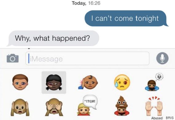 Emojis contra la violencia doméstica