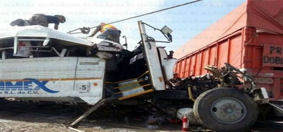 Choque en Tamaulipas deja nueve muertos Choque en Tamaulipas deja nueve muertos