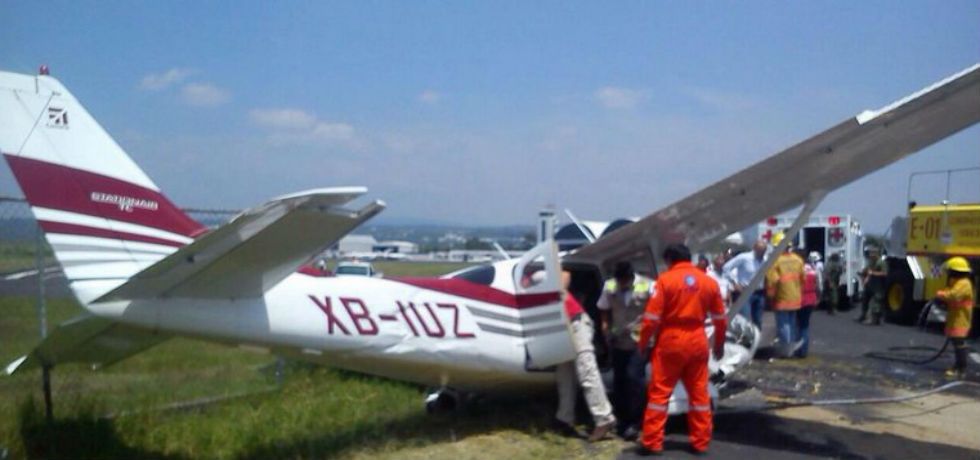 Se desploma avioneta en Xalapa Se desploma avioneta en Xalapa