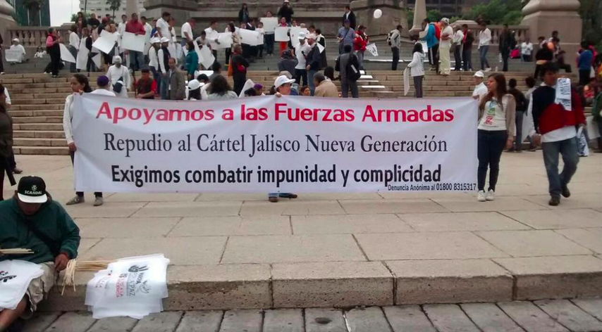 Marchan por la paz en Jalisco y México Marchan por la paz en Jalisco y México