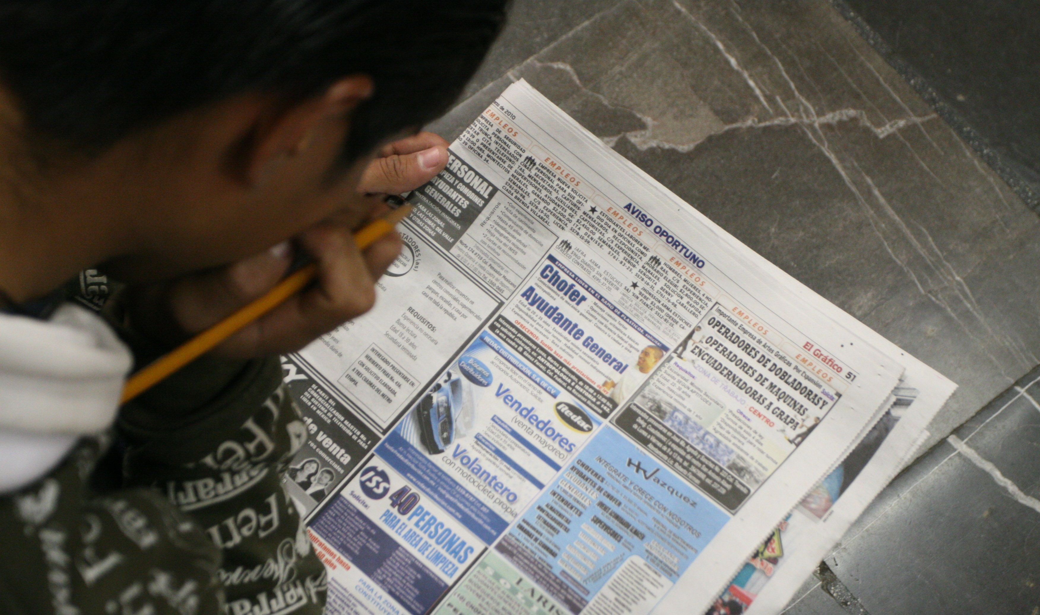 Baja tasa de desocupación en abril Baja tasa de desocupación en abril