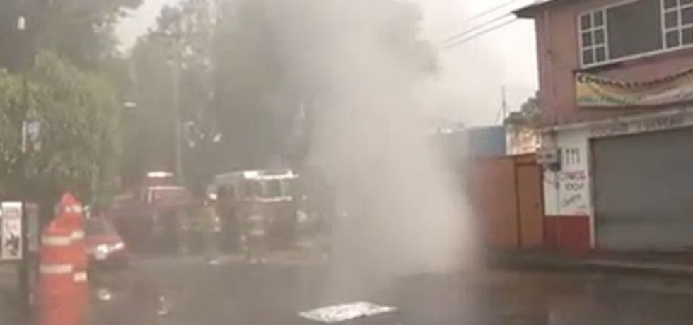 Controlan fuga de gas en Azcapotzalco