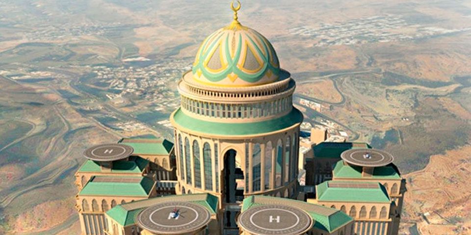 Construyen en La Meca hotel m&aacute;s grande del mundo