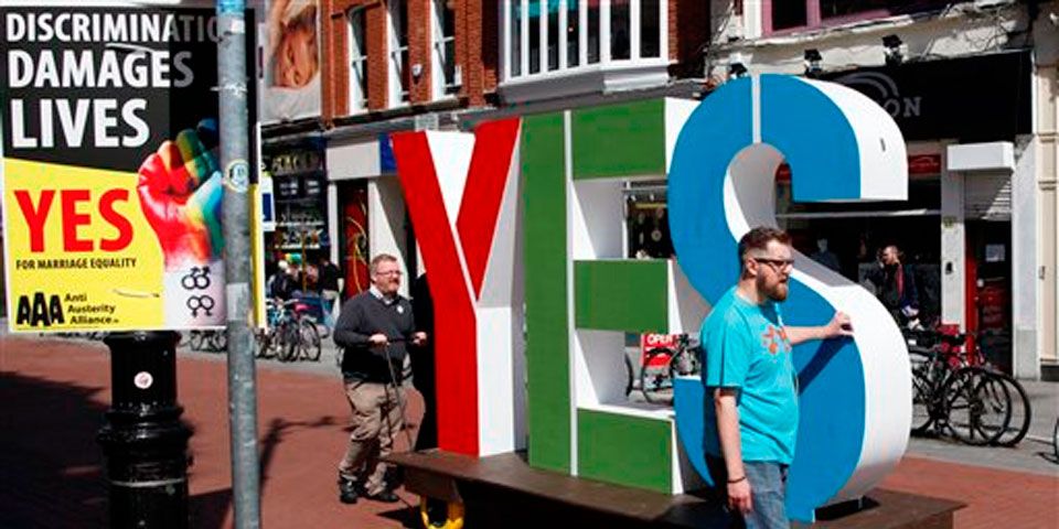 Irlanda aprueba matrimonio homosexual