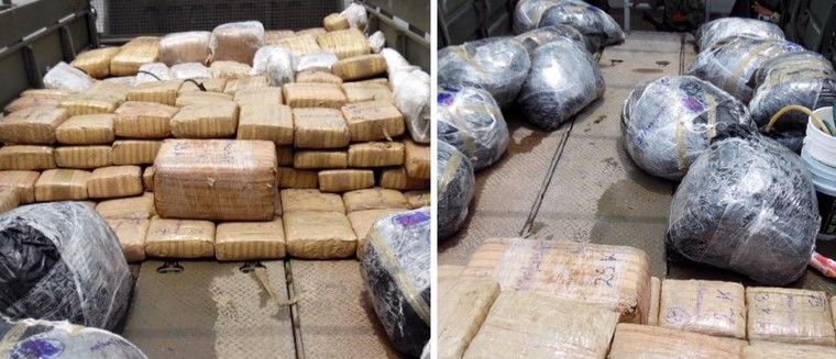 Decomisan más de 3 toneladas de mariguana en Tamaulipas