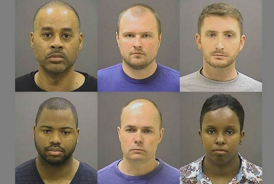 Seis policías de Baltimore acusados de la muerte de Freddie Gray Seis policías de Baltimore acusados de la muerte de Freddie Gray