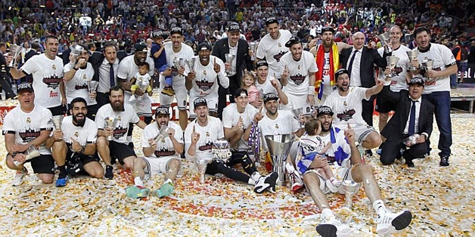 Ayón y Real Madrid, campeones de Europa Ayón y Real Madrid, campeones de Europa