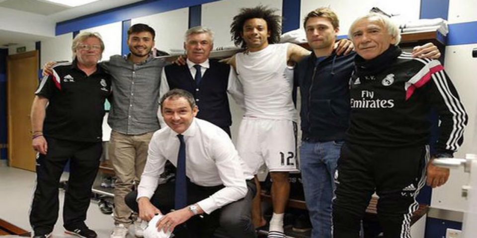 Jugadores del Real Madrid se despiden de Ancelotti