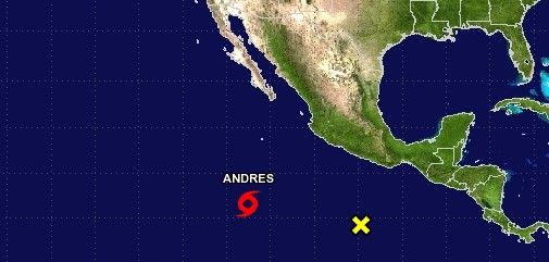 Andrés se convierte en huracán categoría I Andrés se convierte en huracán categoría I